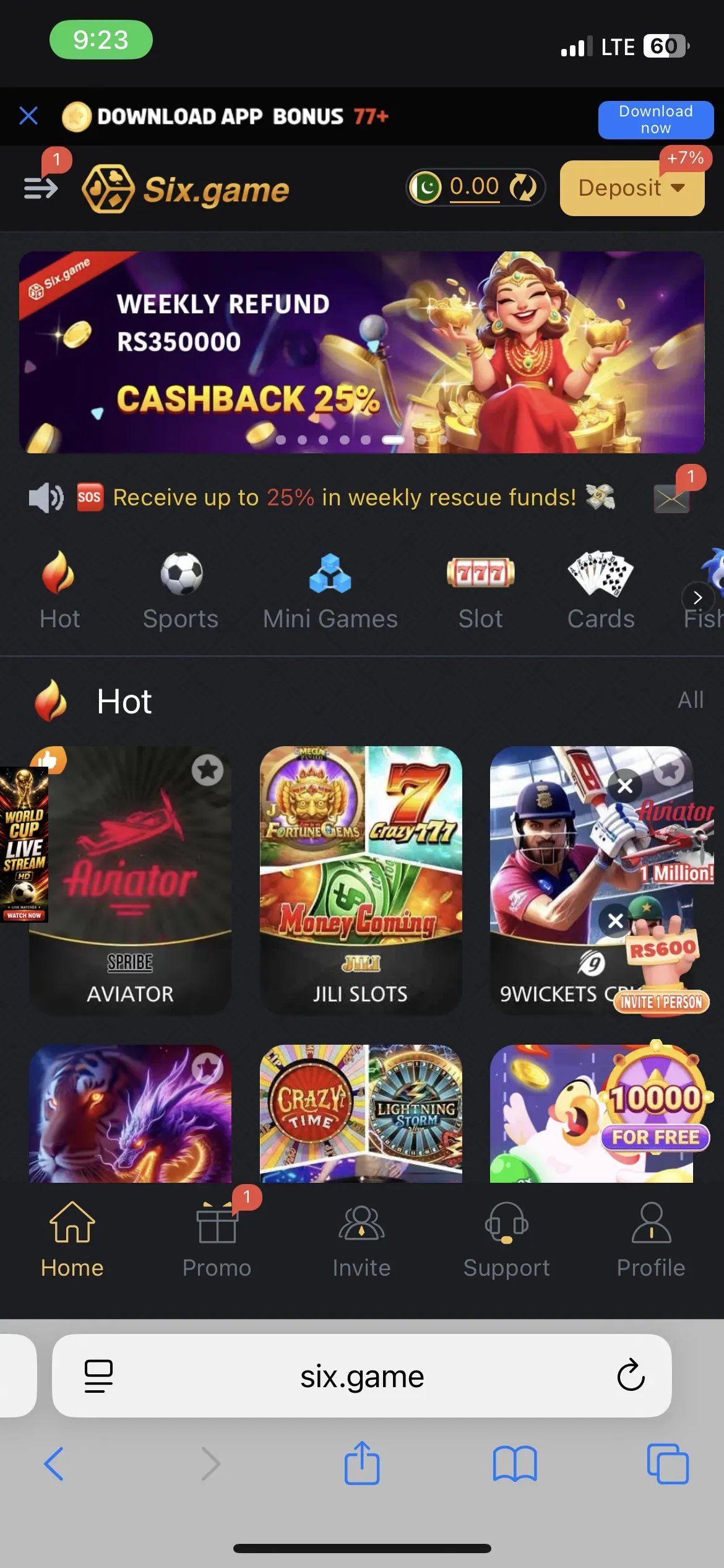 Supporting image for the Six Game guide